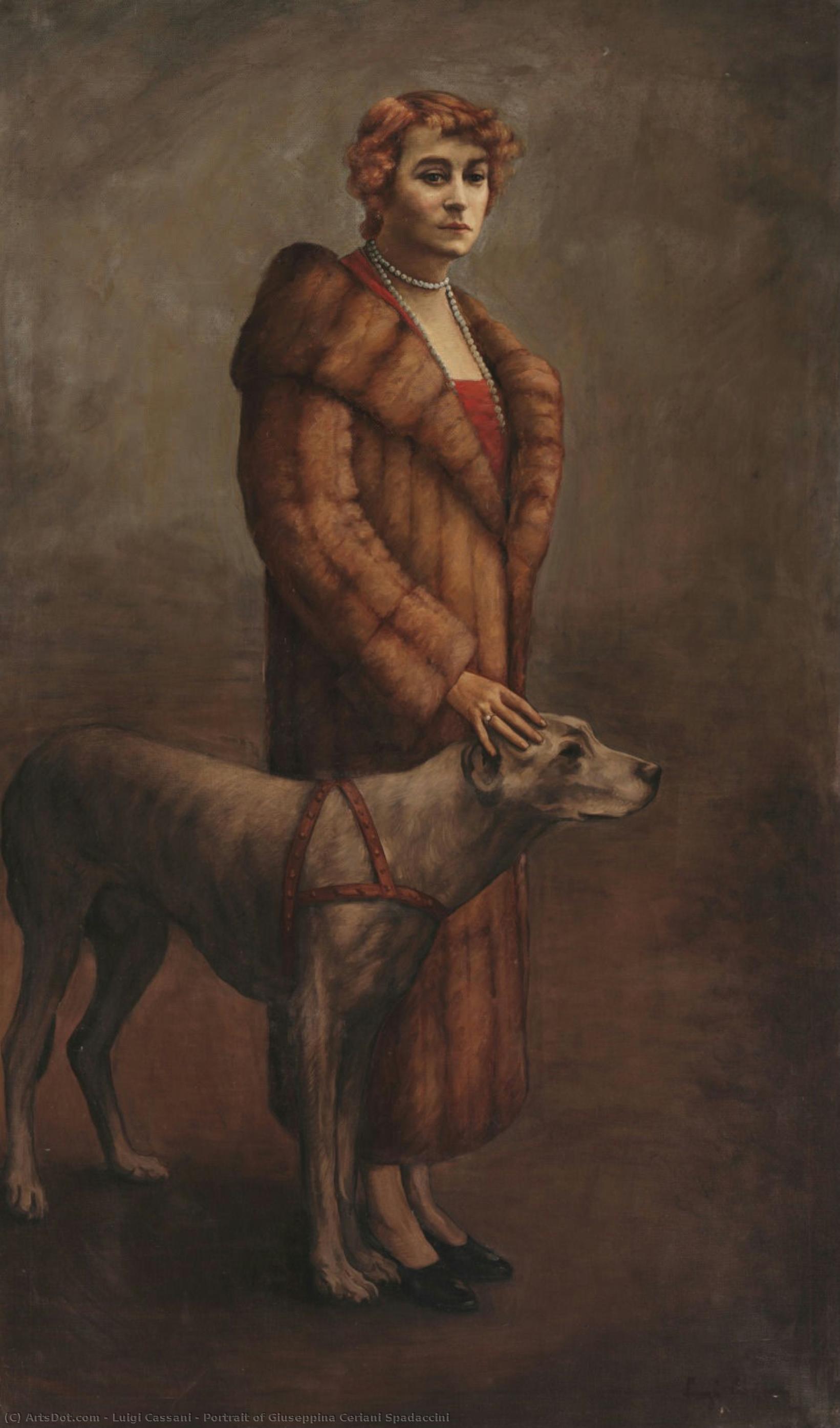 Portrait Of Giuseppina Ceriani Spadaccini — Luigi Cassani