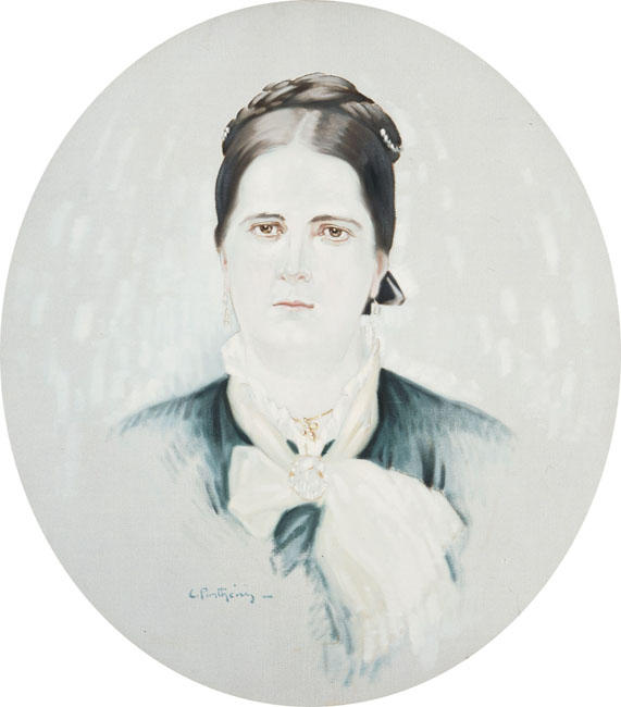 Portrait Of M. P Papathanasiou — Konstantinos Parthenis