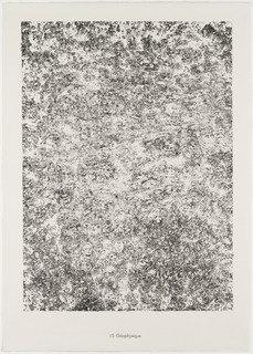 Geophysic (géophysique) From The Portfolio Textures From Phenomena (les Phénomènes) — Jean Philippe Arthur Dubuffet