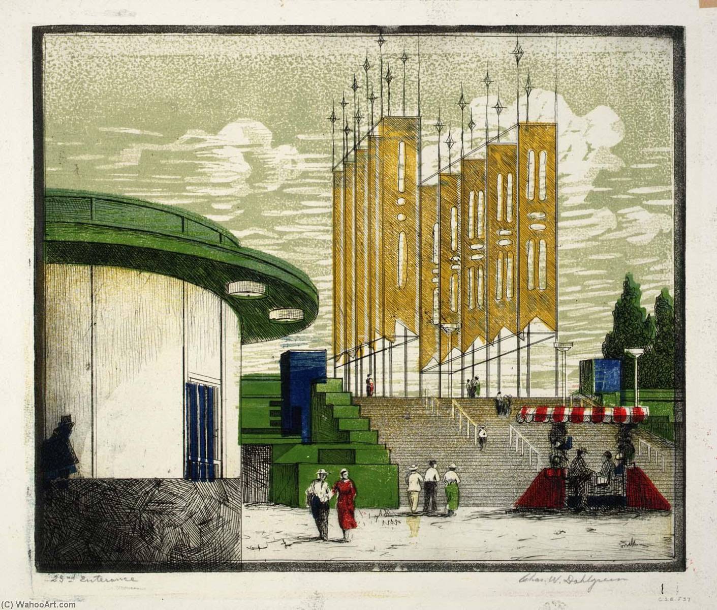 23rd Enterance — Charles W Dahlgreen