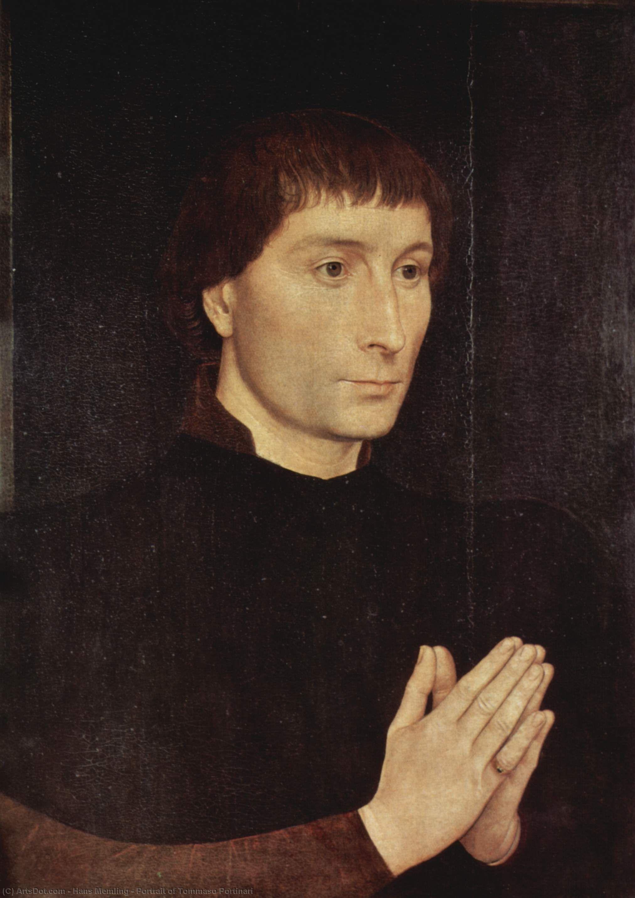 Portrait Of Tommaso Portinari — Memling, Hans
