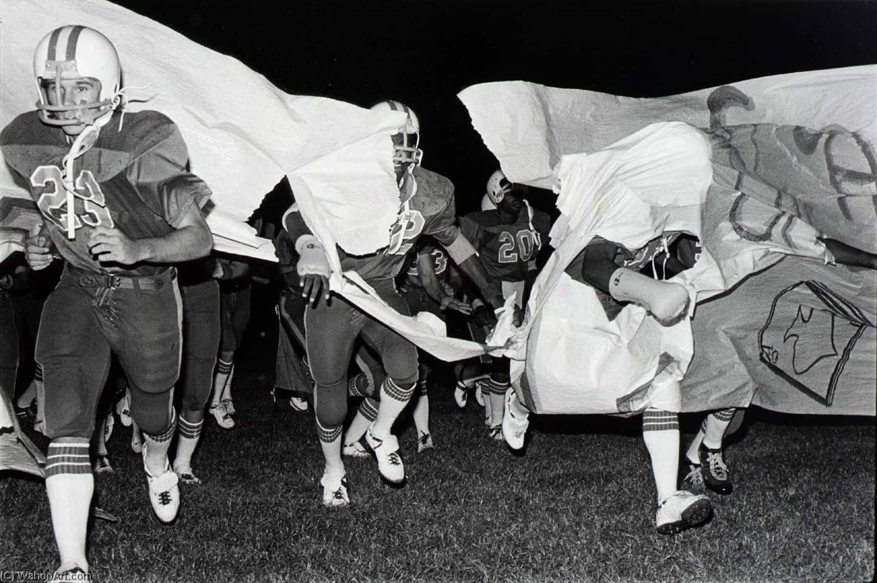 Big Sandy Wildcats Take The Field — Geoff Winningham