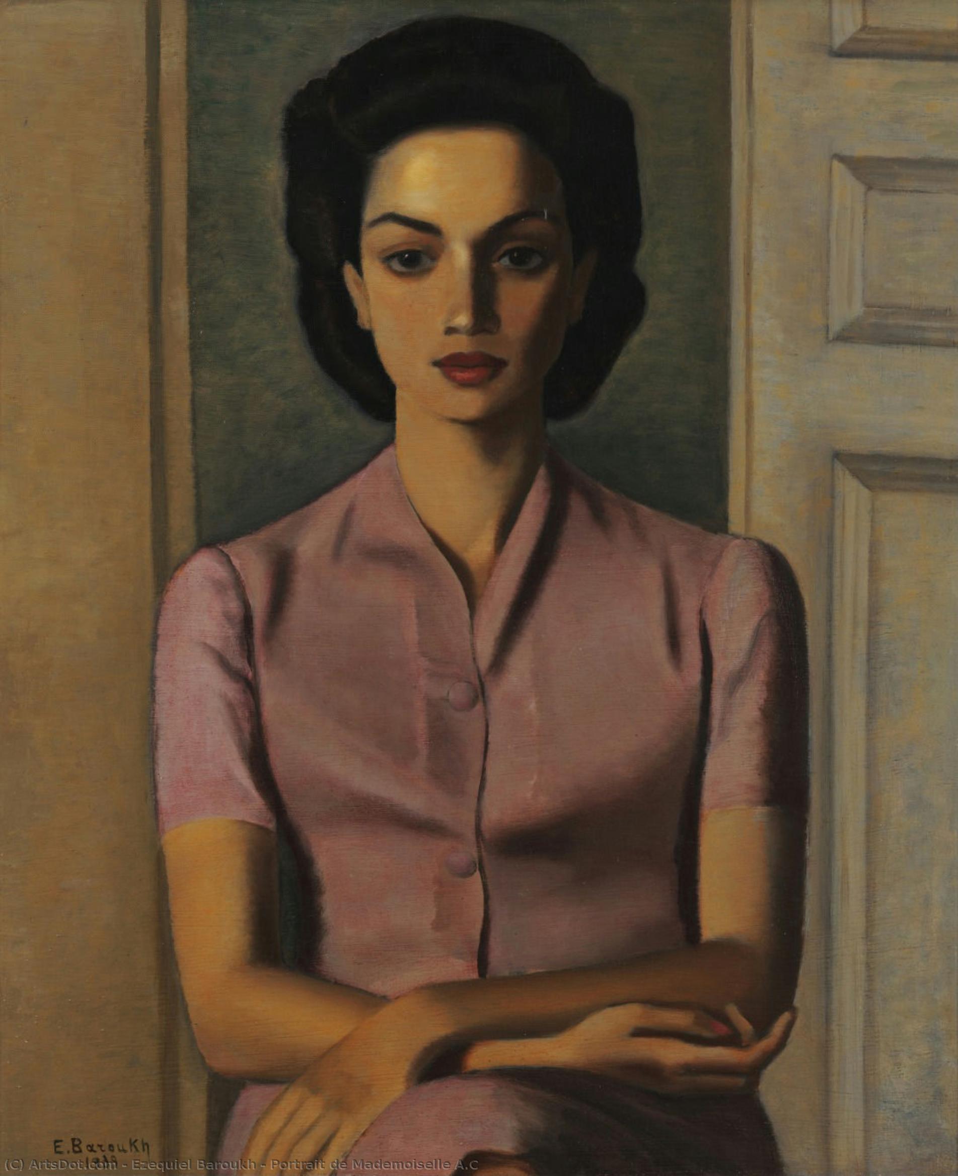Portrait De Mademoiselle A.c — Ezequiel Baroukh