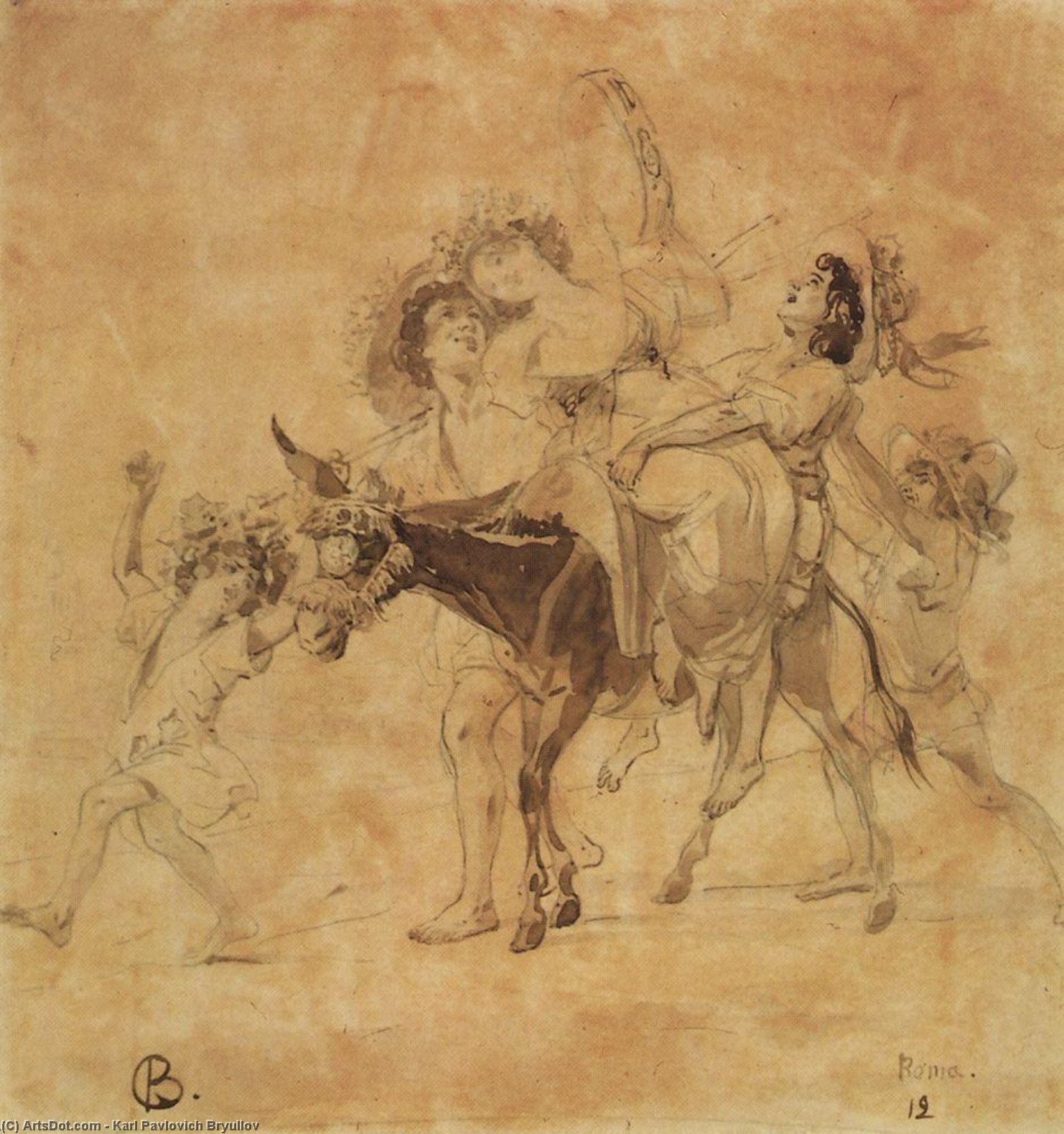 A Merry Return — Karl Pavlovich Bryullov