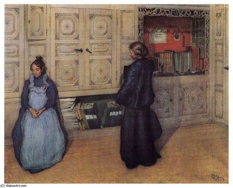 Mother And Daughter — Carl Larsson
