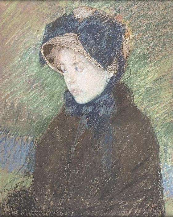 Portrait Of A Young Girl — Mary Stevenson Cassatt