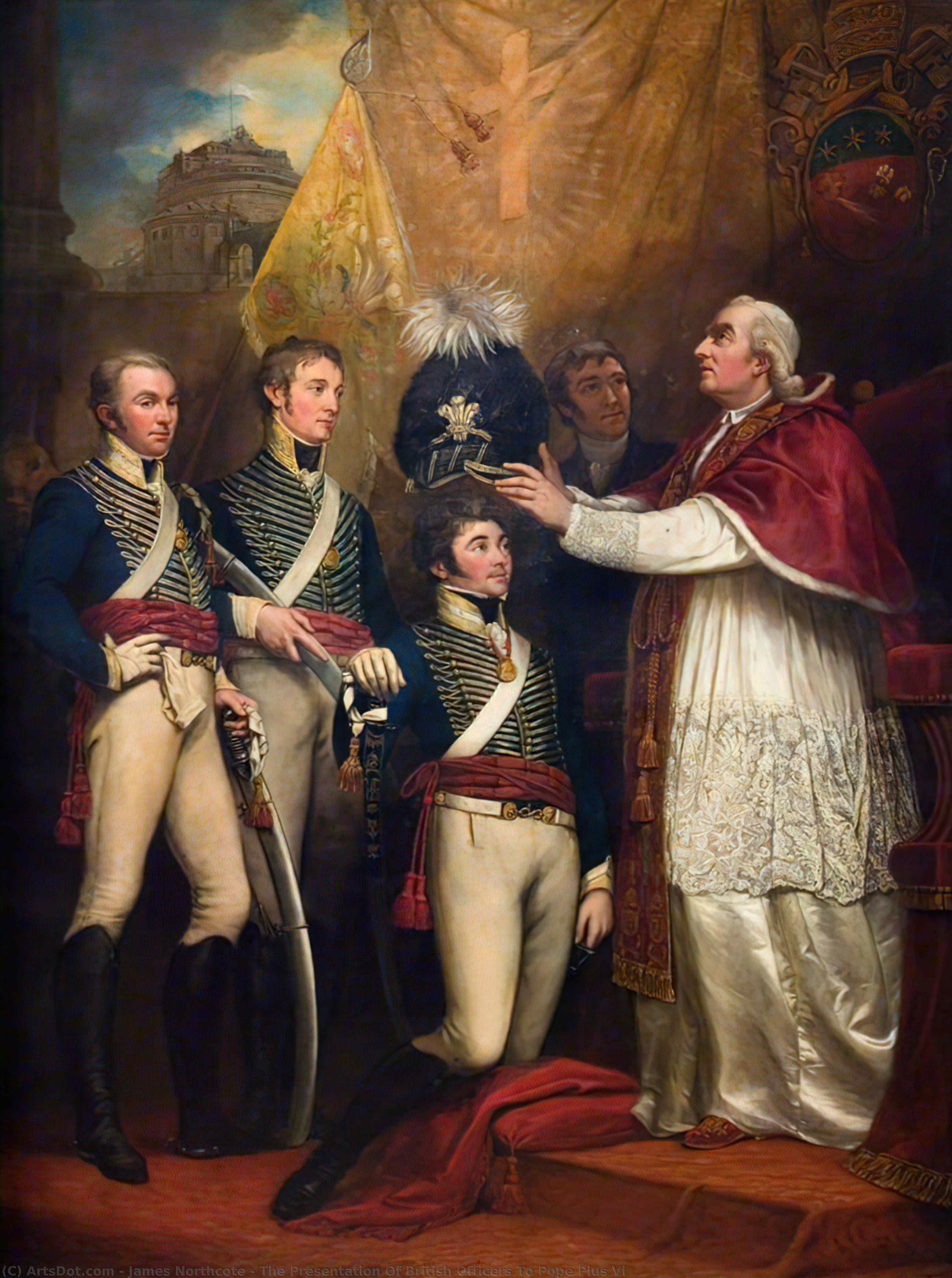 The Presentation Of British Officers To Pope Pius Vi — James Northcote