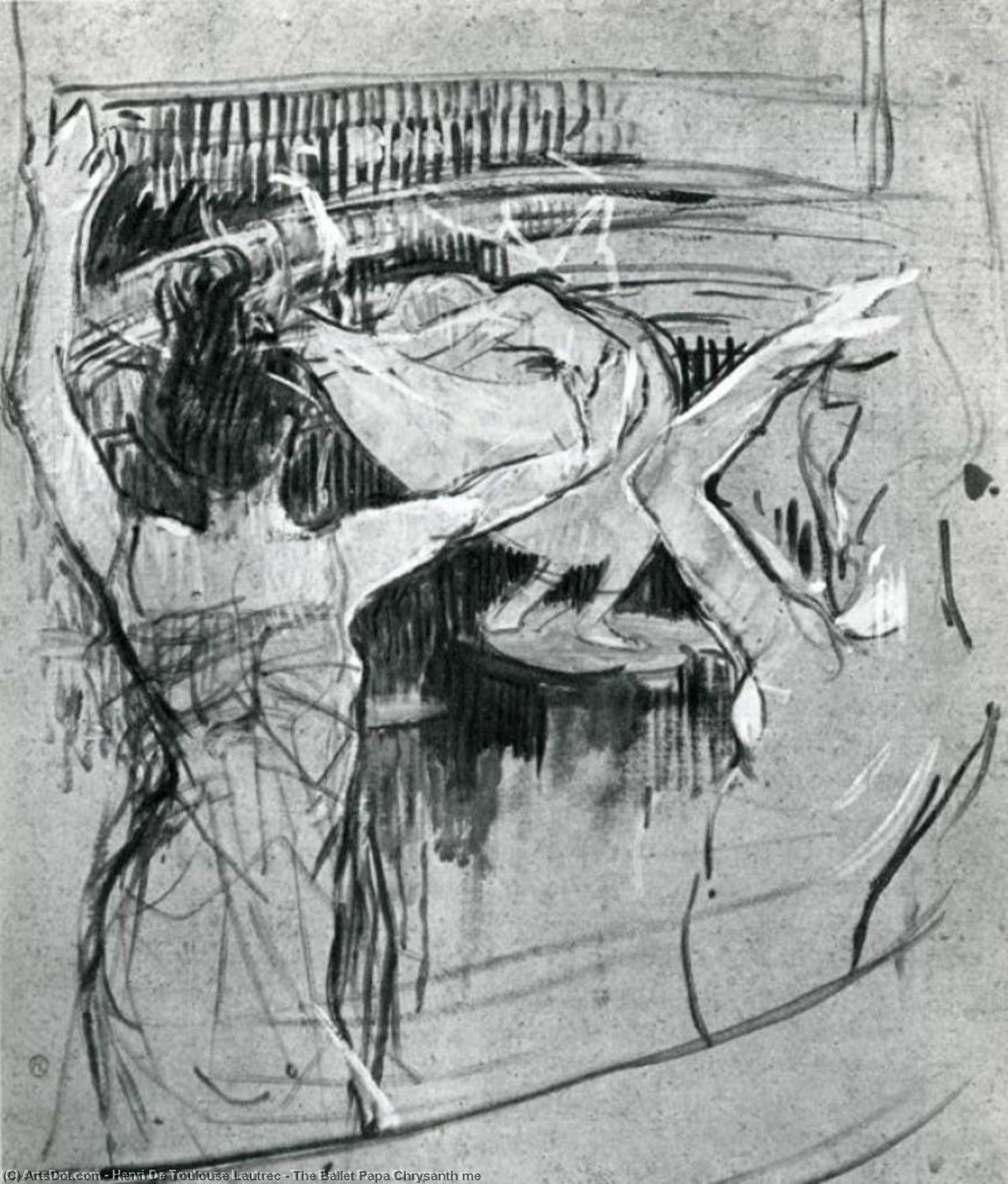 The Ballet Papa Chrysanth Me — Henri De Toulouse-lautrec