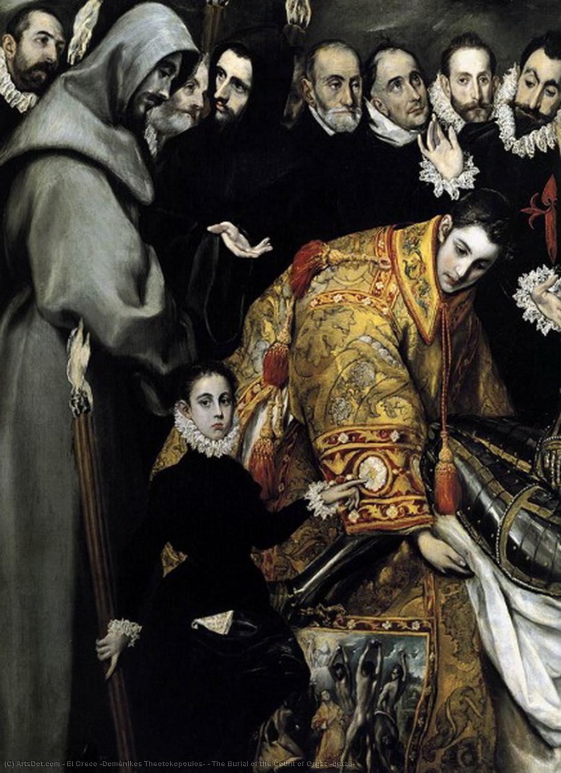 The Burial Of The Count Of Orgaz (detail) — Ел Греко