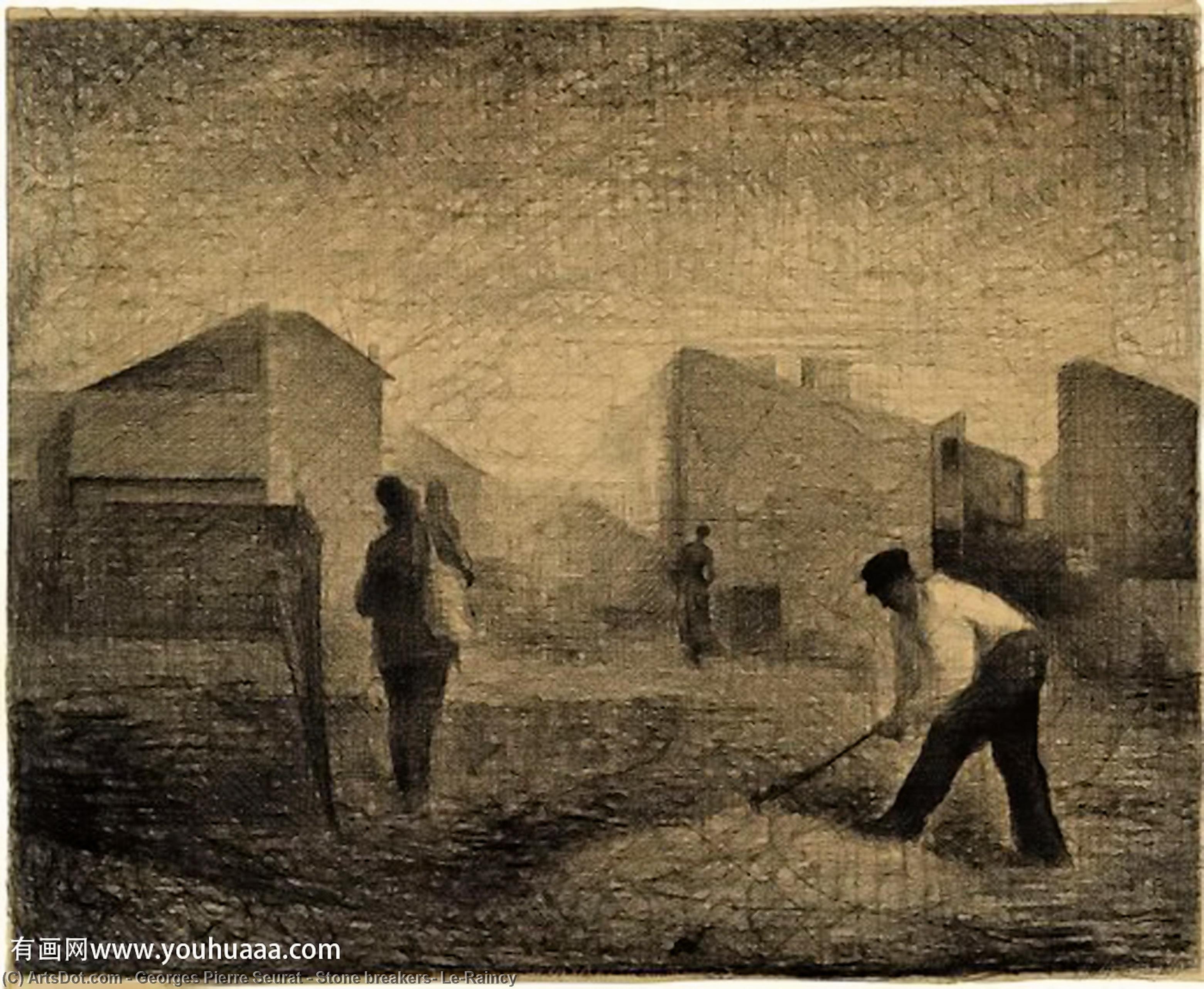 Stone Breakers, Le-raincy — Georges Seurat