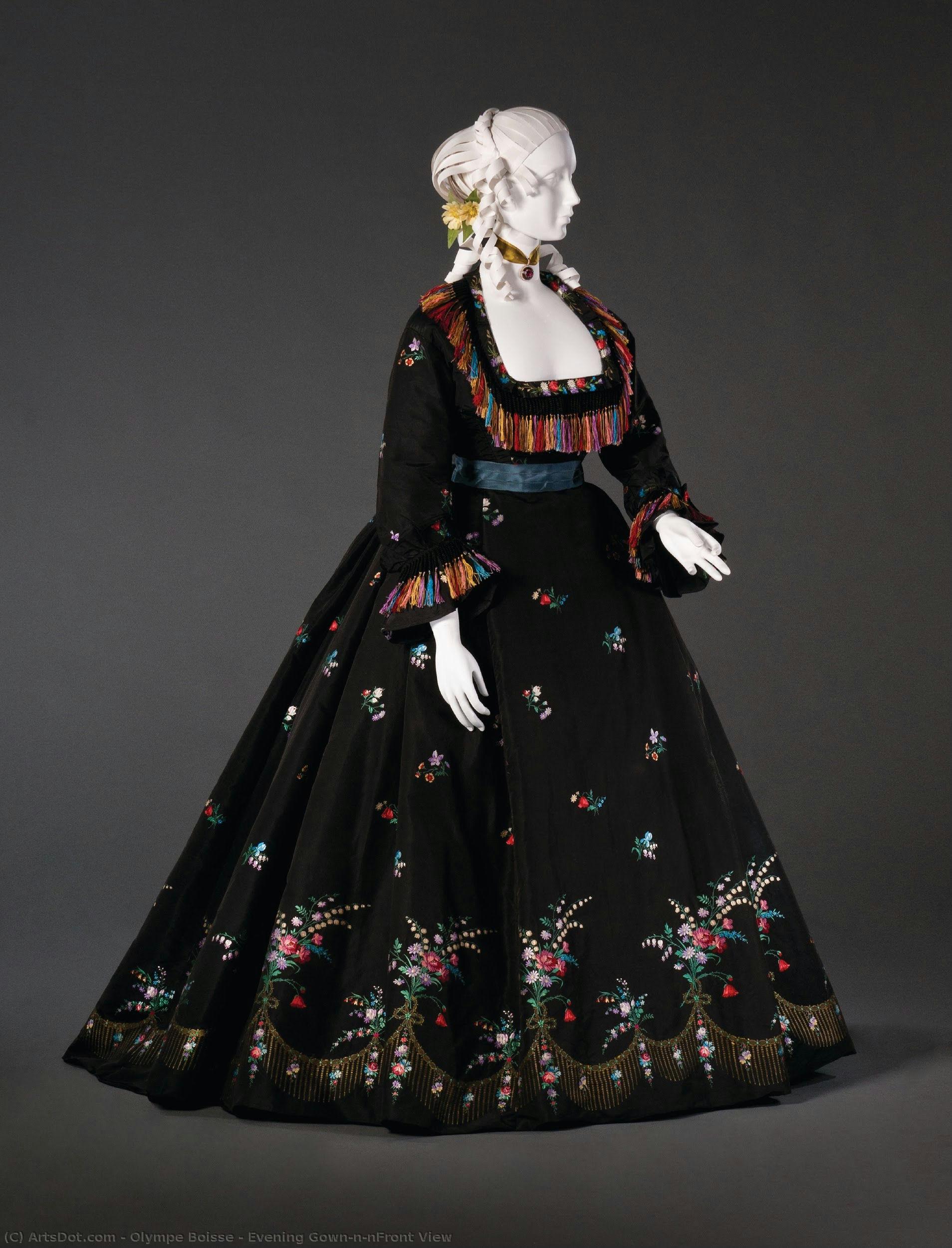 Evening Gown\n\nfront View — Olympe Boisse