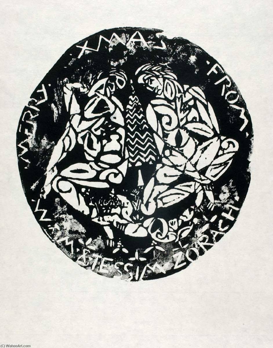 Merry Xmas From W And M And Tessim Zorach — Marguerite Zorach