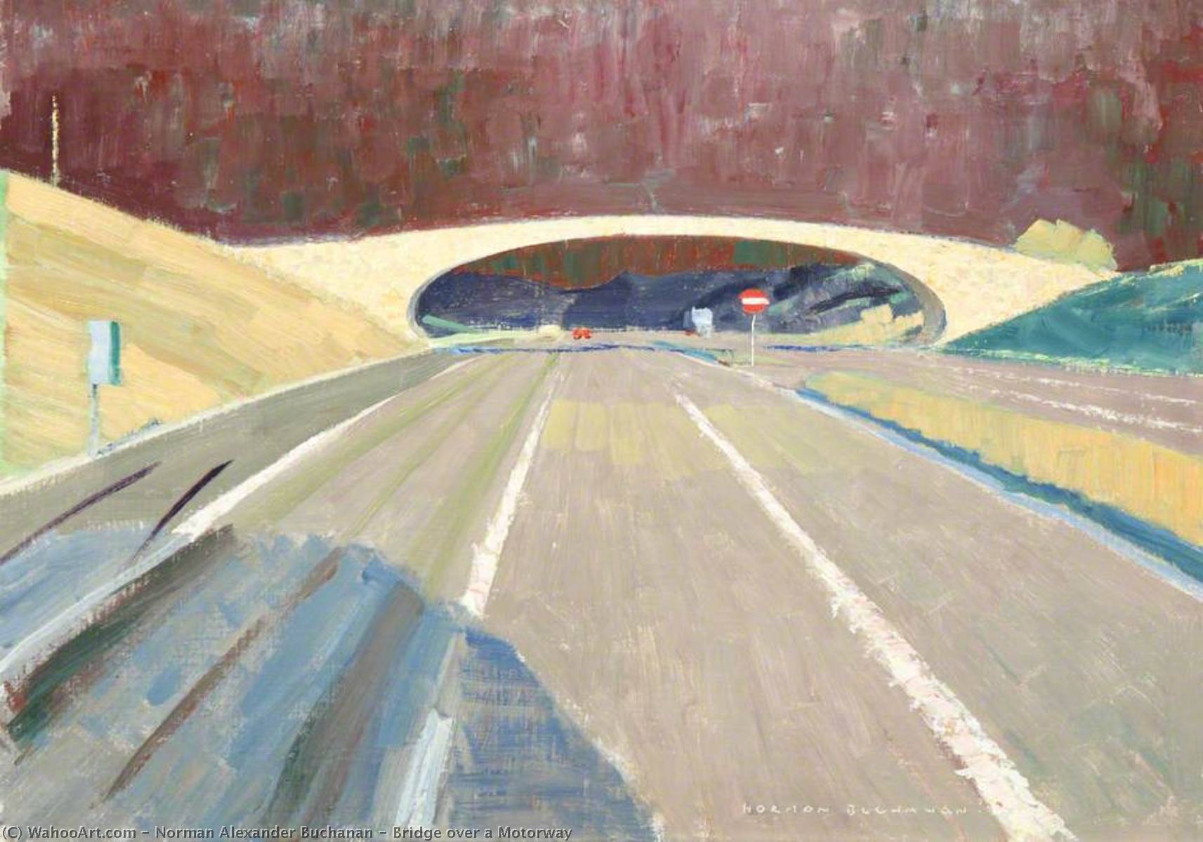 Bridge Over A Motorway — Norman Alexander Buchanan