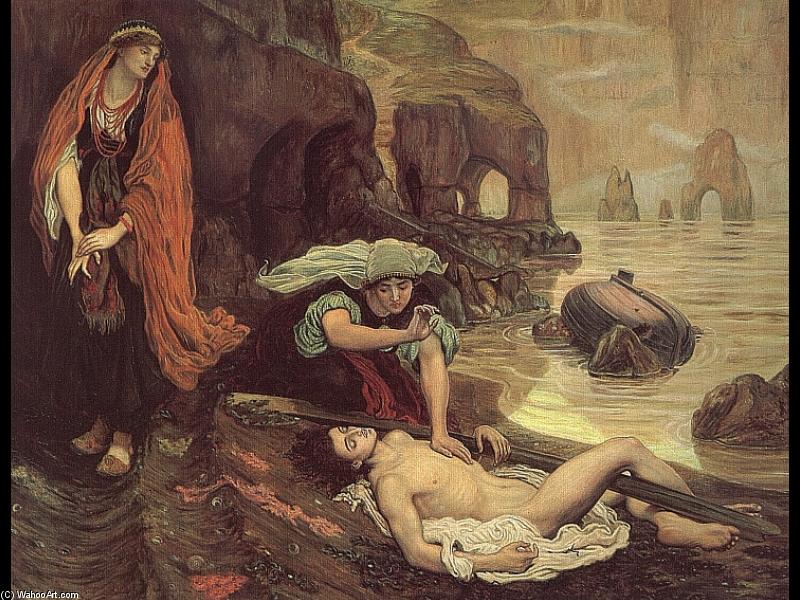The Finding Of Don Juan By Haidee — Ford Madox Brown