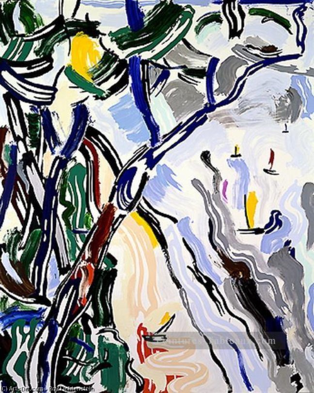 Sailboats — Рой Лихтенштейн