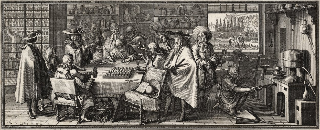 Laboratory In The Royal Botanical Gardens — Sébastien I Le Clerc