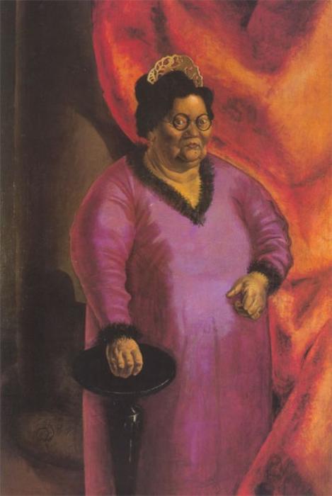Portrait Of The Art Dealer Johanna Ey — Otto Dix