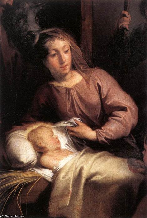Adoration Of The Shepherds (detail) — Jacob De Wit