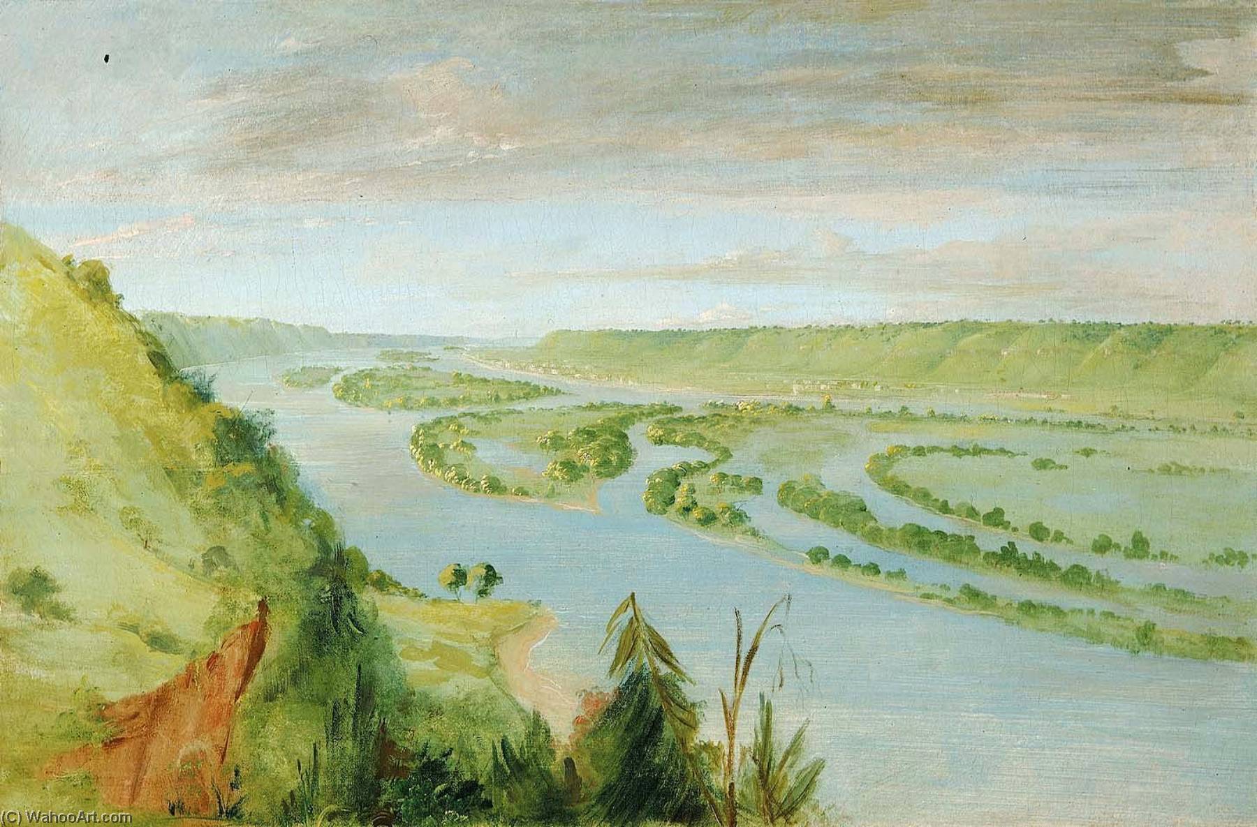 Prairie Du Chien, United States Garrison — George Catlin
