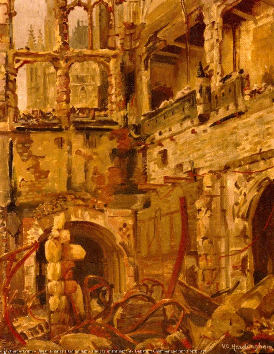 Houses Of Parliament, Debating Chamber Looking North East — Vivian Charles Hardingham