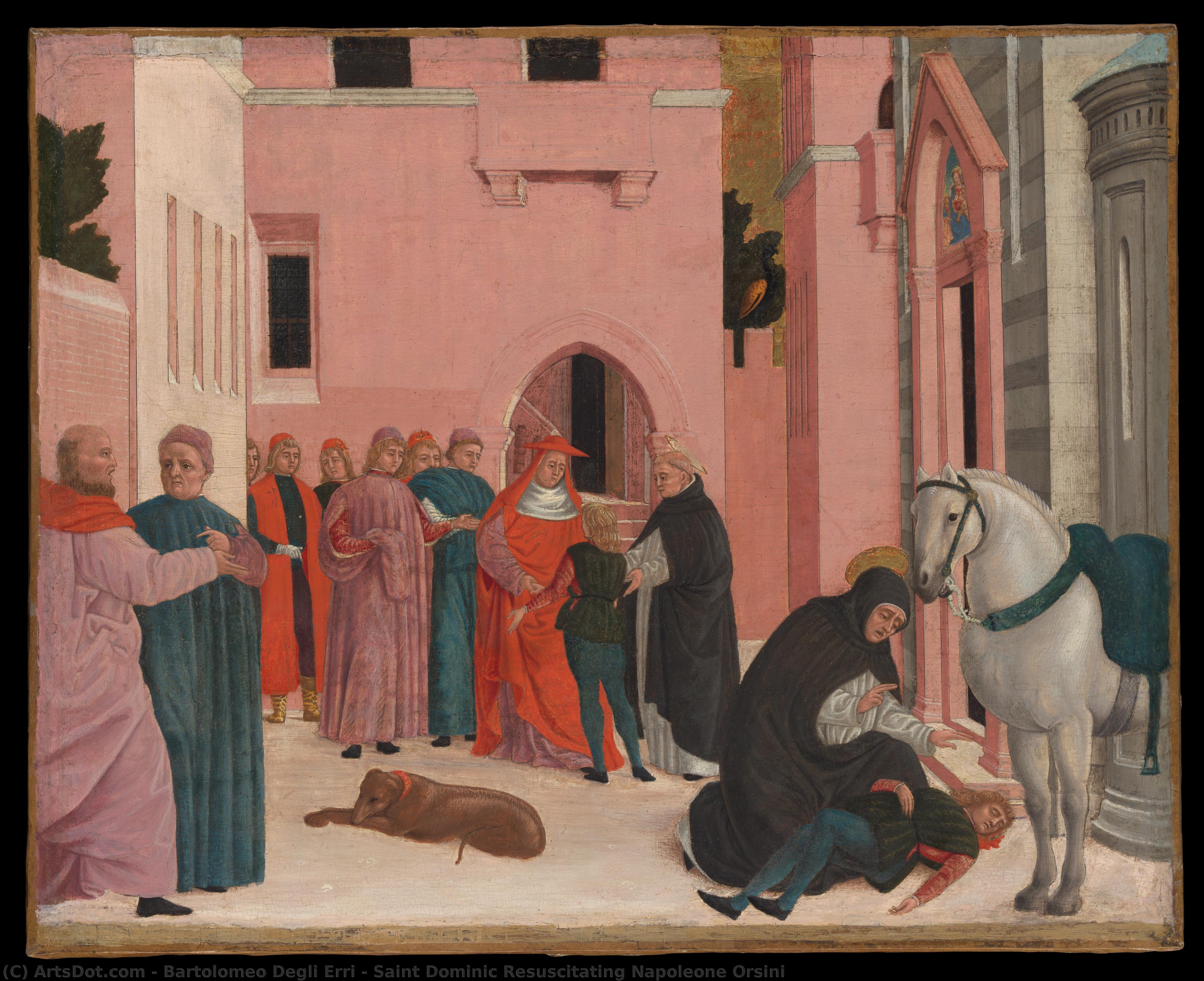 Saint Dominic Resuscitating Napoleone Orsini — Bartolomeo Degli Erri