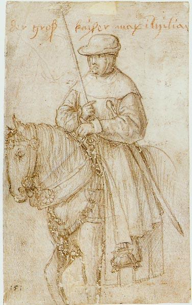 Emperor Maximilian On Horseback — Hans The Elder Holbein