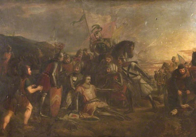 Battle Of Otterburn, 5 August 1388 The Death Of Douglas And Capture Of Sir Ralph Percy By Sir John Maxwell — Samuel West