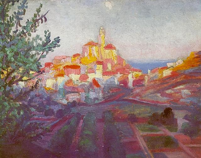 Back View Of Cadaquns, 1921 — Сальвадор Дали