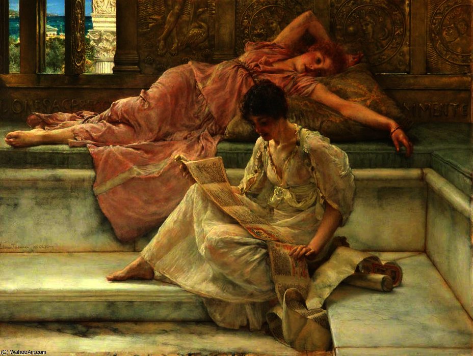 Favourite Poet — Lourens Alma Tadema