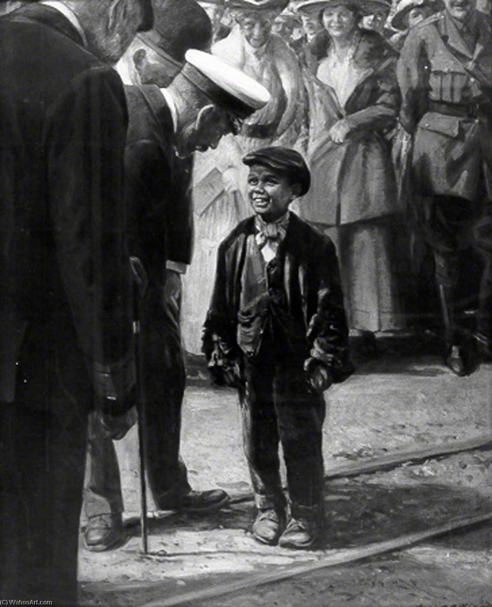 King George V At Doxford's Shipyard, 16 June 1917 — John Archibald Alexander Berrie