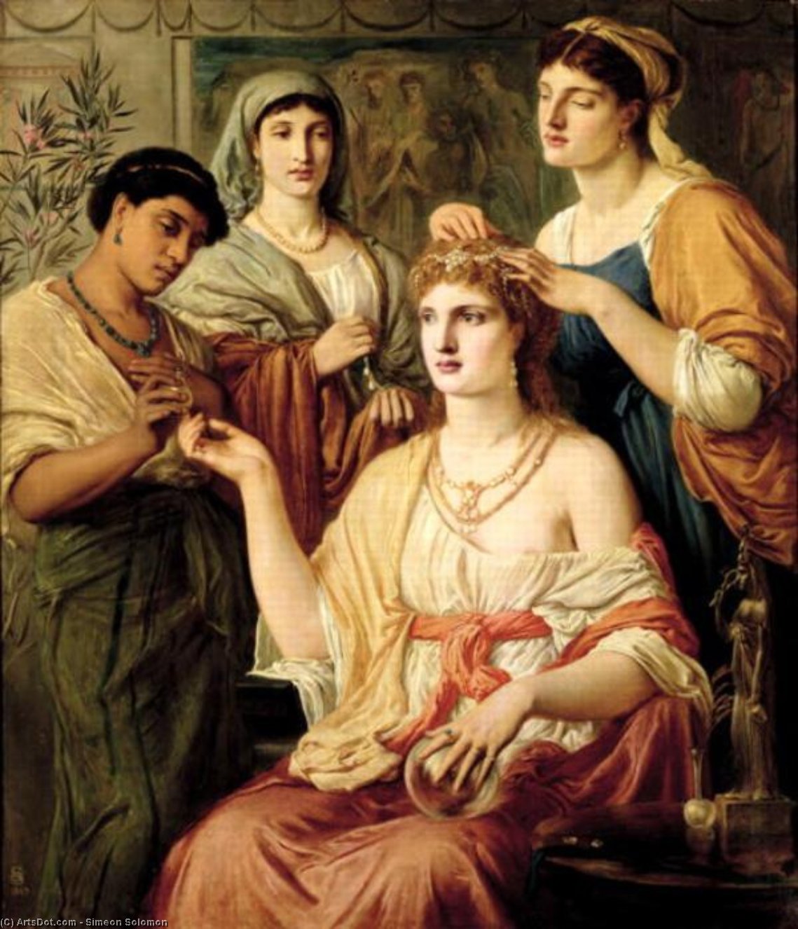 The Toilet Of A Roman Lady — Simeon Solomon