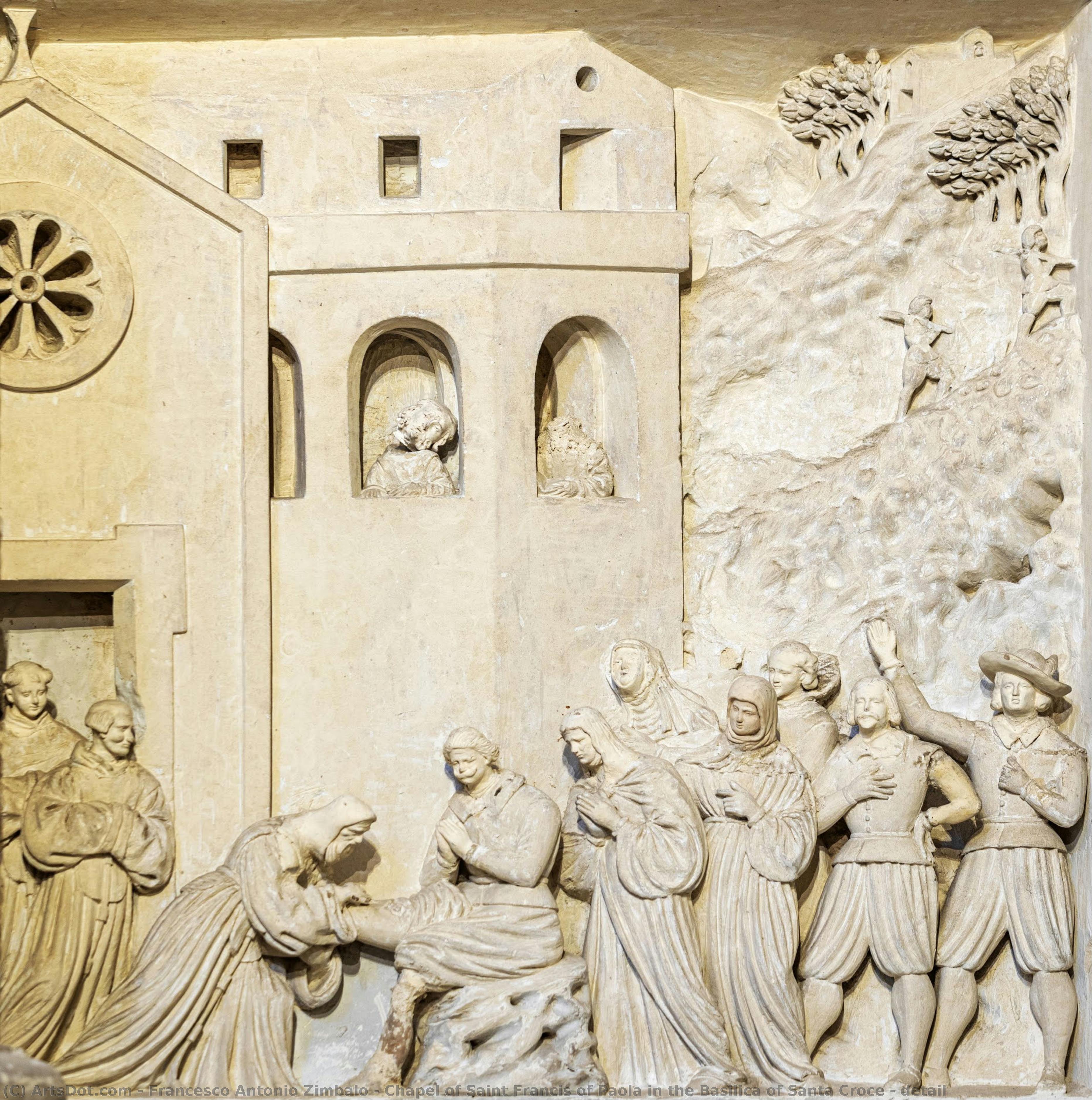Chapel Of Saint Francis Of Paola In The Basilica Of Santa Croce - Detail — Francesco Antonio Zimbalo