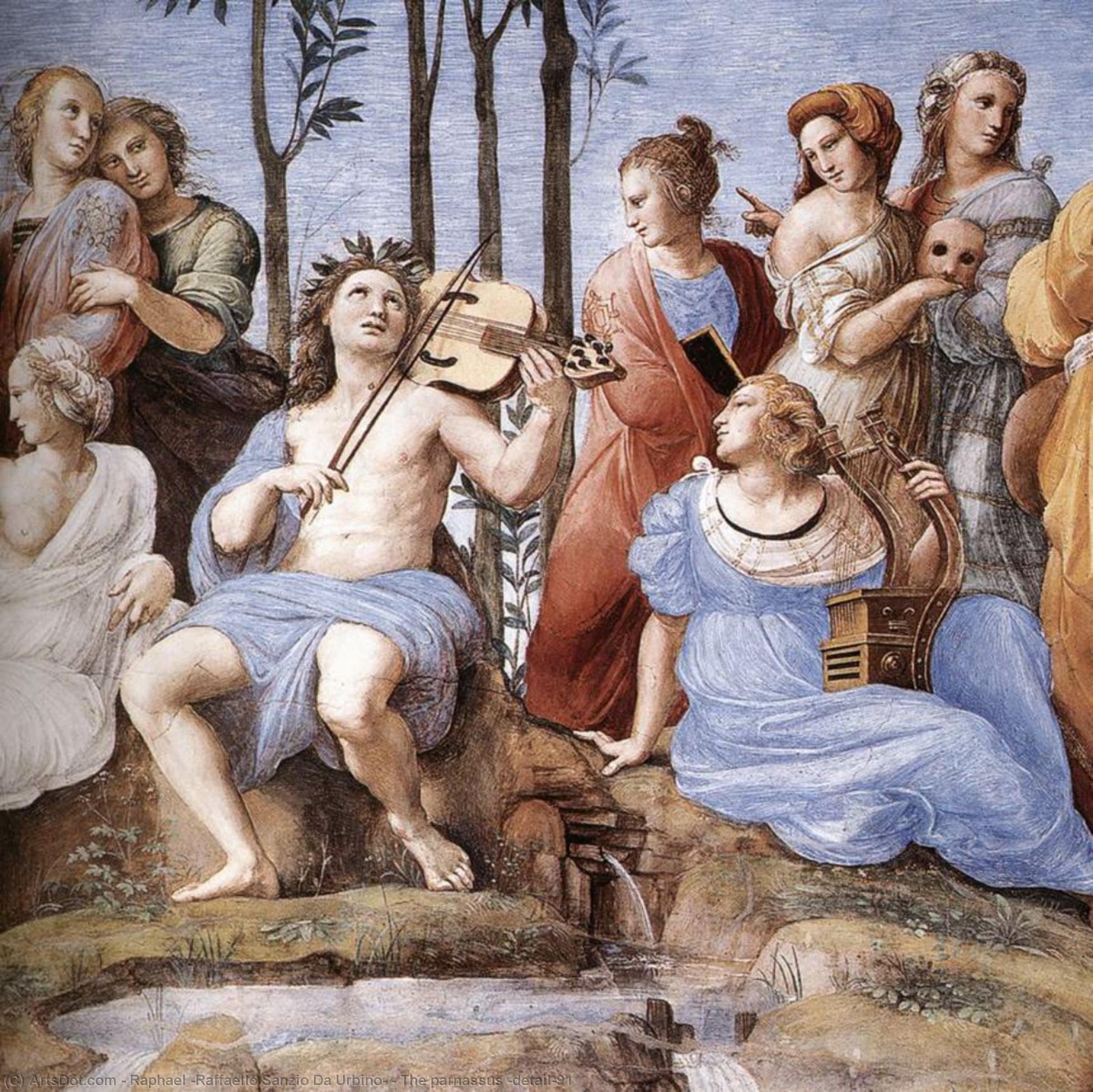 The Parnassus (detail)91 — Raphael