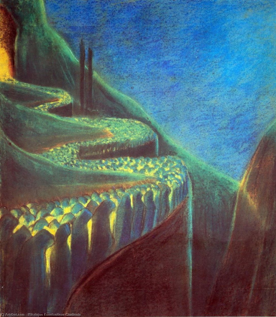 Funeral Symphony (vi) — Mikalojus Konstantinas Čiurlionis