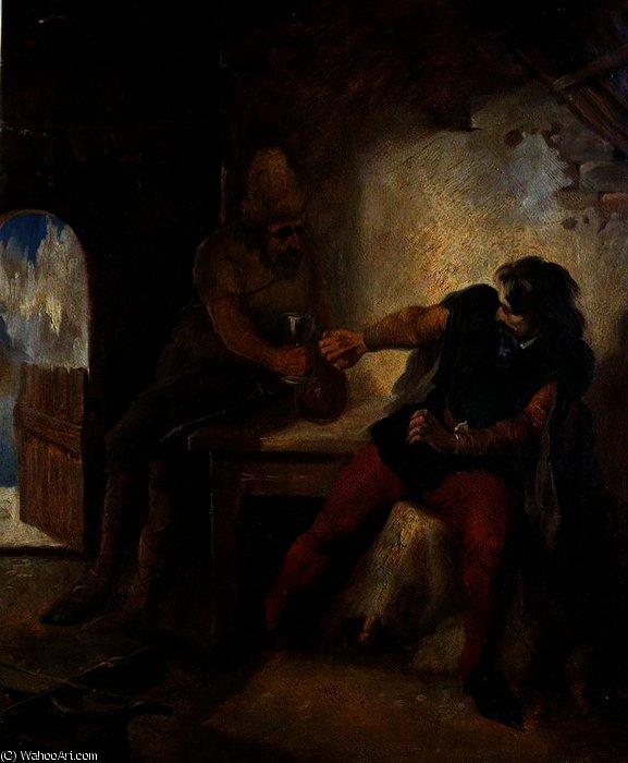 Manfred In The Chamois Hunter's Hut — Фо́рд Мэдокс Бра́ун