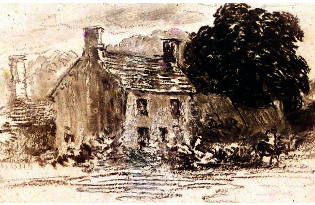 A Cottage Amongst Trees — デイヴィッド・コックス