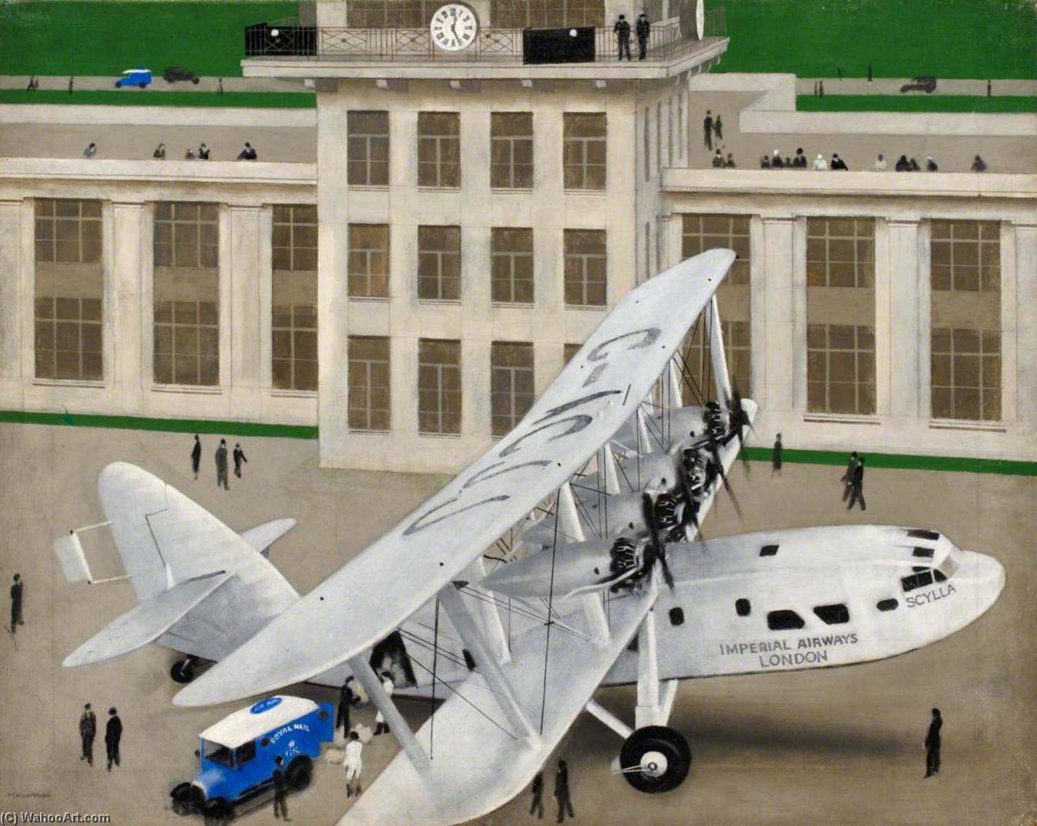 Loading Air Mails For The Empire, Croydon — Harold Sandys Williamson