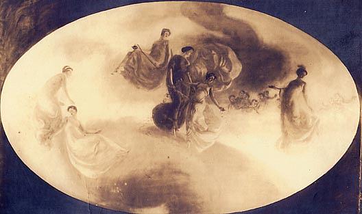 (mural For Home Of Hugo Leisy, Cleveland), (painting) — Albert Henry Krehbiel