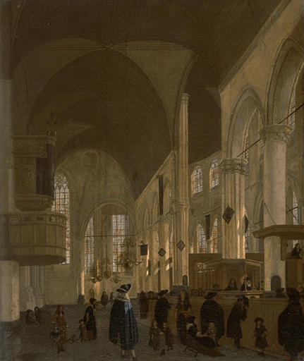 Interieur D'un Temple Protestant — Hendrick Corneliszoon Van Vliet