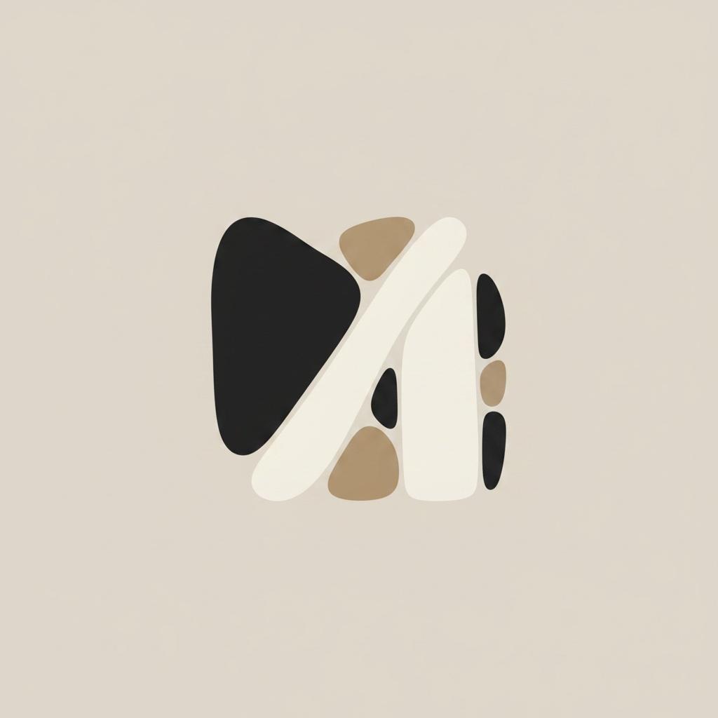Ephemeral Equilibrium: A Meditative Study Of Floating Organic Forms In Earthy Tones — Laurent Fabre