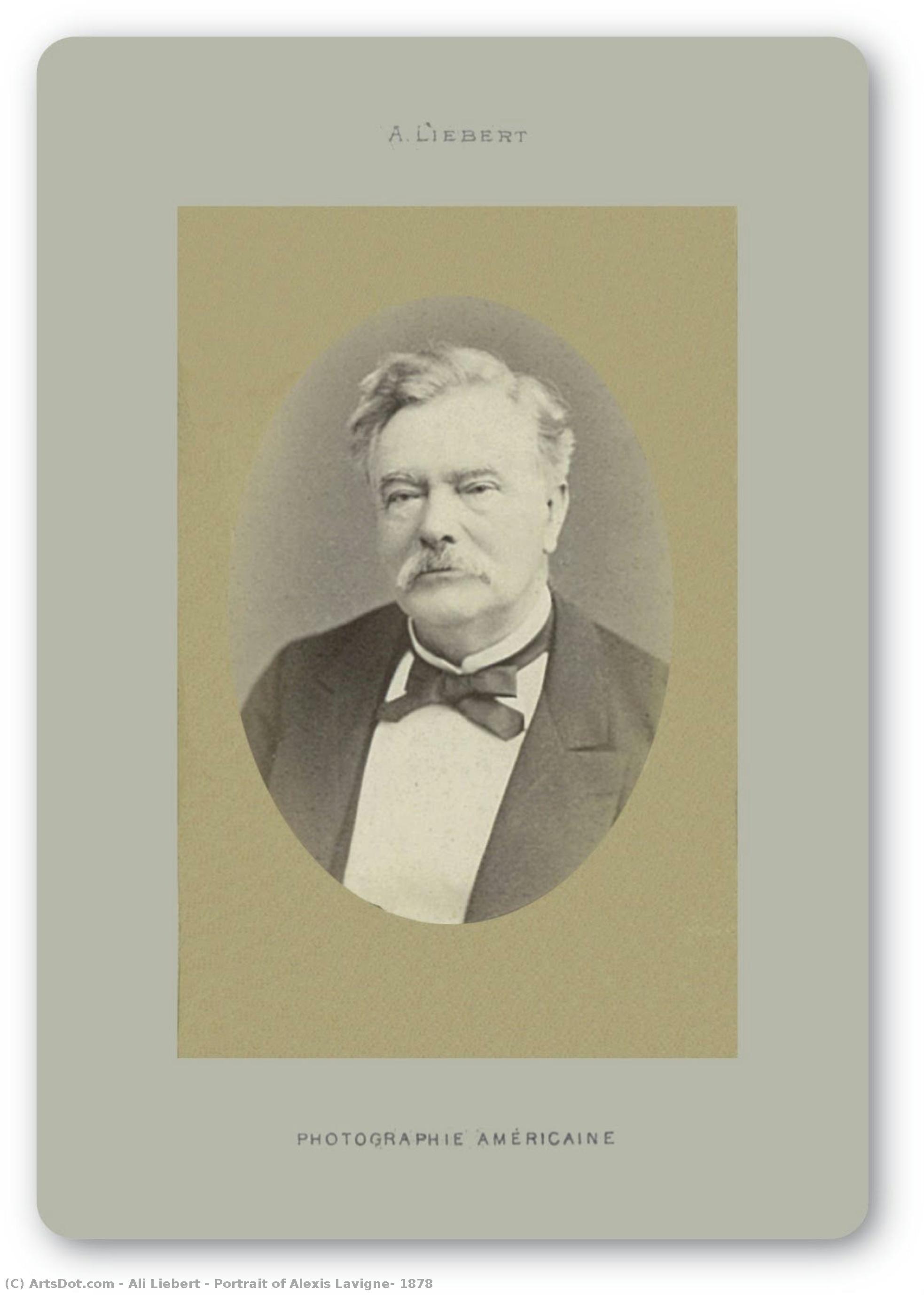 Portrait Of Alexis Lavigne, 1878 — Ali Liebert
