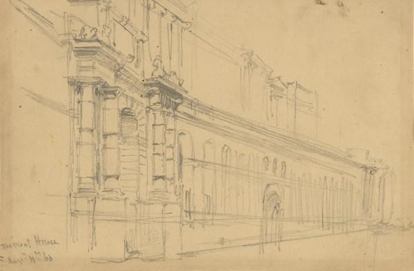 The River Front Of Somerset House, London — David Roberts
