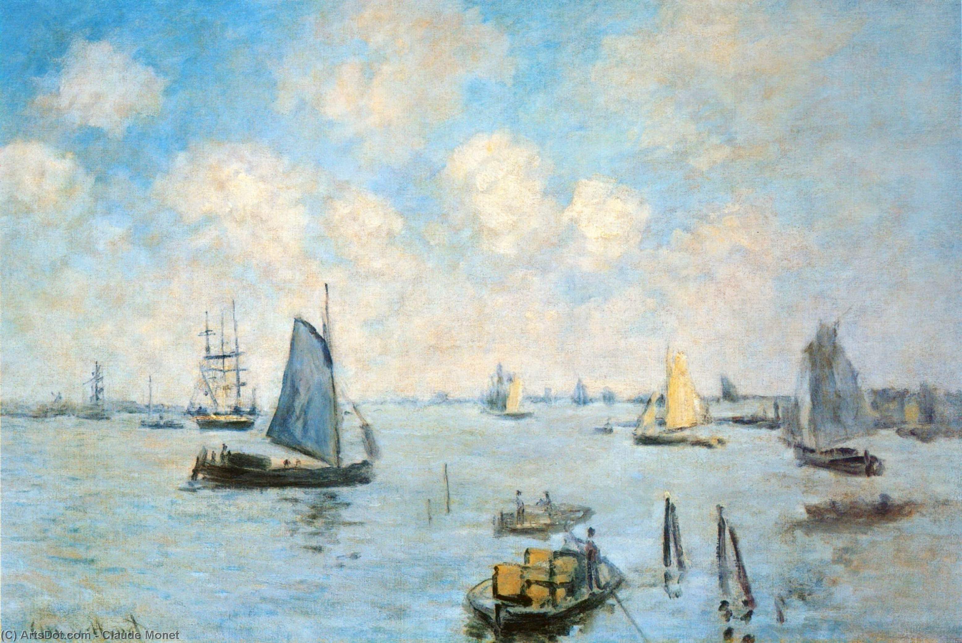The Sea At Amsterdam — Claude Monet