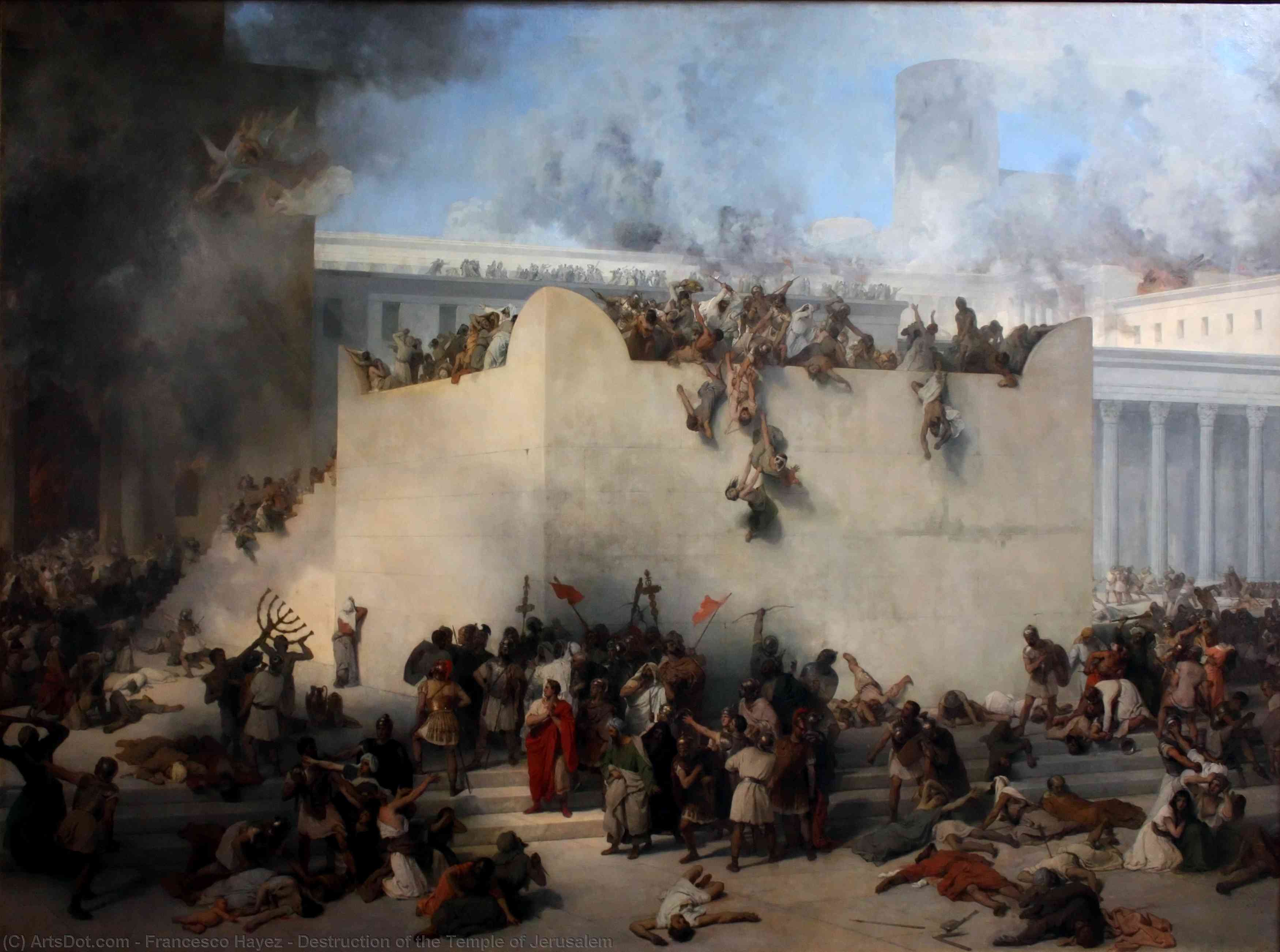 Destruction Of The Temple Of Jerusalem — Francesco Hayez