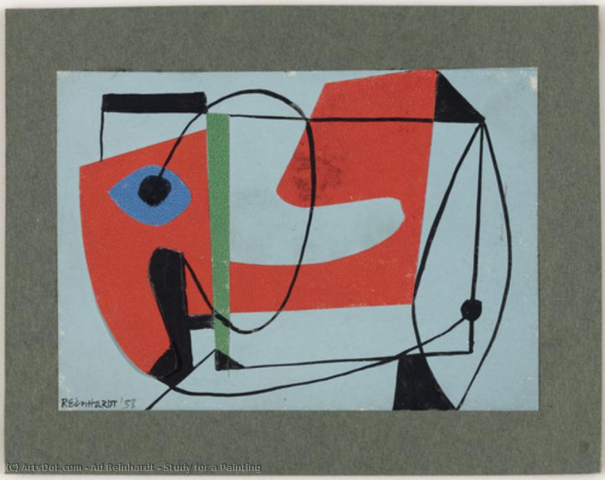 Study For A Painting — Ad Rajnhart