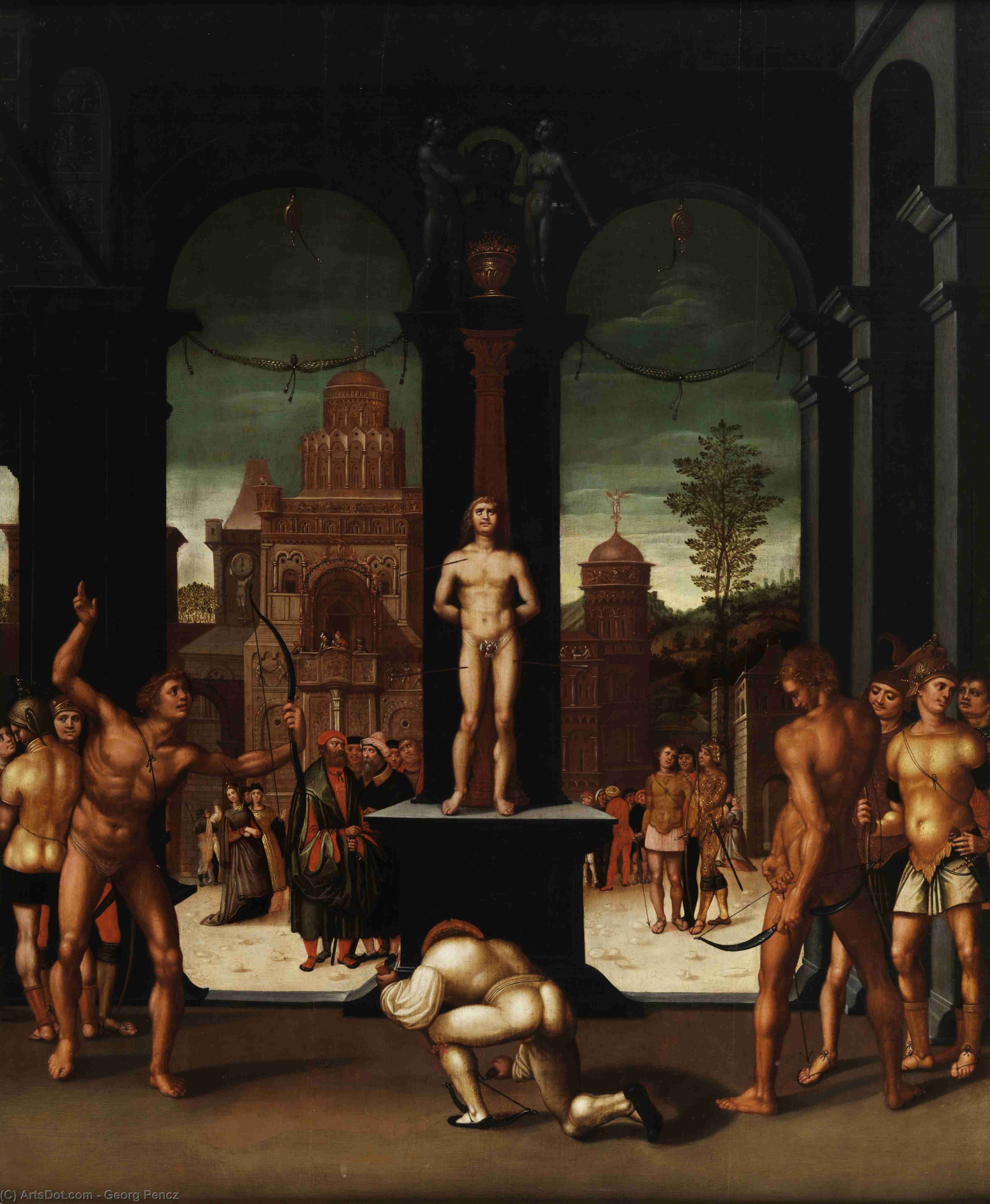 The Martyrdom Of Saint Sebastian — Georg Pencz