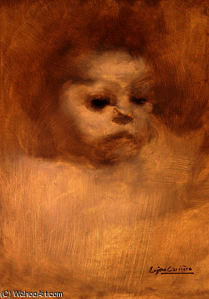 Head Of A Child — Э Eugène Anatole Carrière