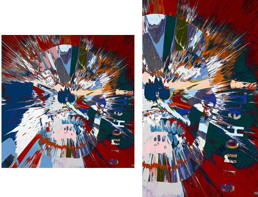 The Hours Album Cover — Damien Hirst