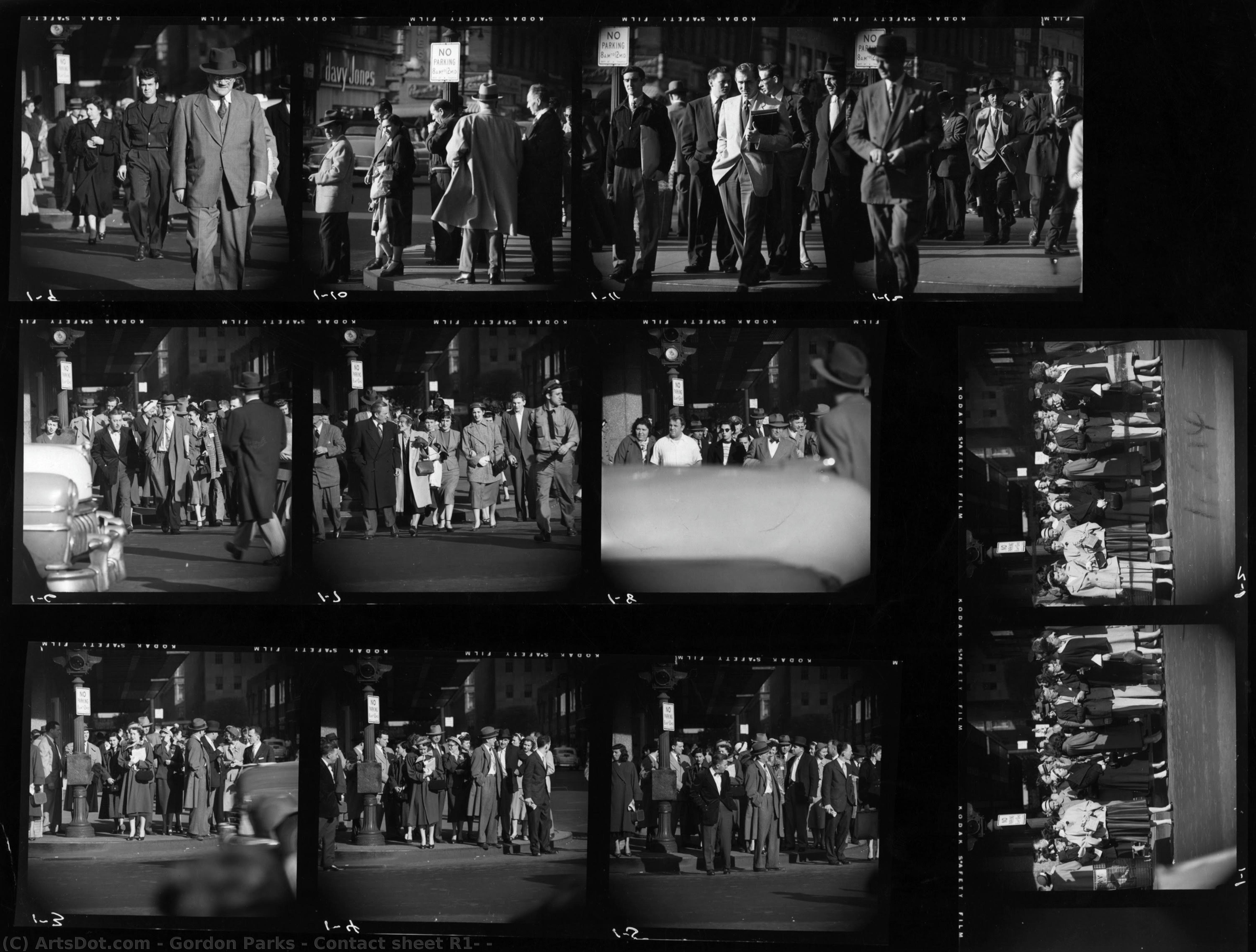 Contact Sheet R1, — ゴードン・パークス