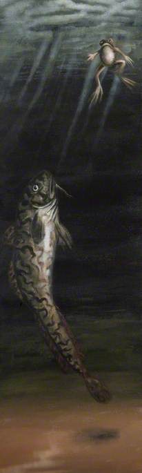 ‘big Fish Eat Little Fish’ (left Section) — Chris Gollon